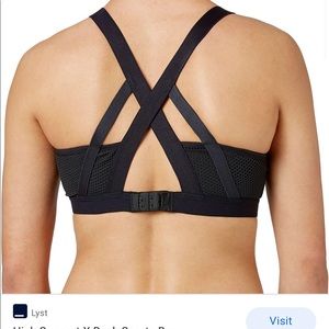 🆕 Reebok High Support Strappy Back Sports Bra - M